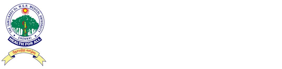 Dr MGR Medical University Chennai