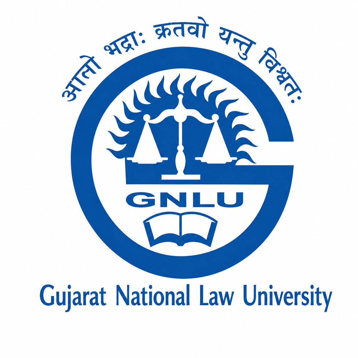 Gujarat National Law University logo