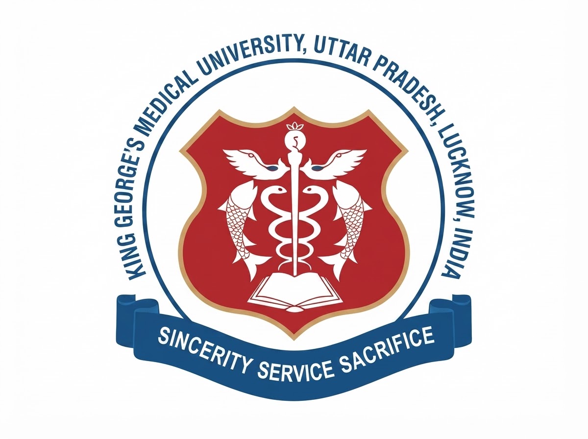 King George Medical University Lucknow logo