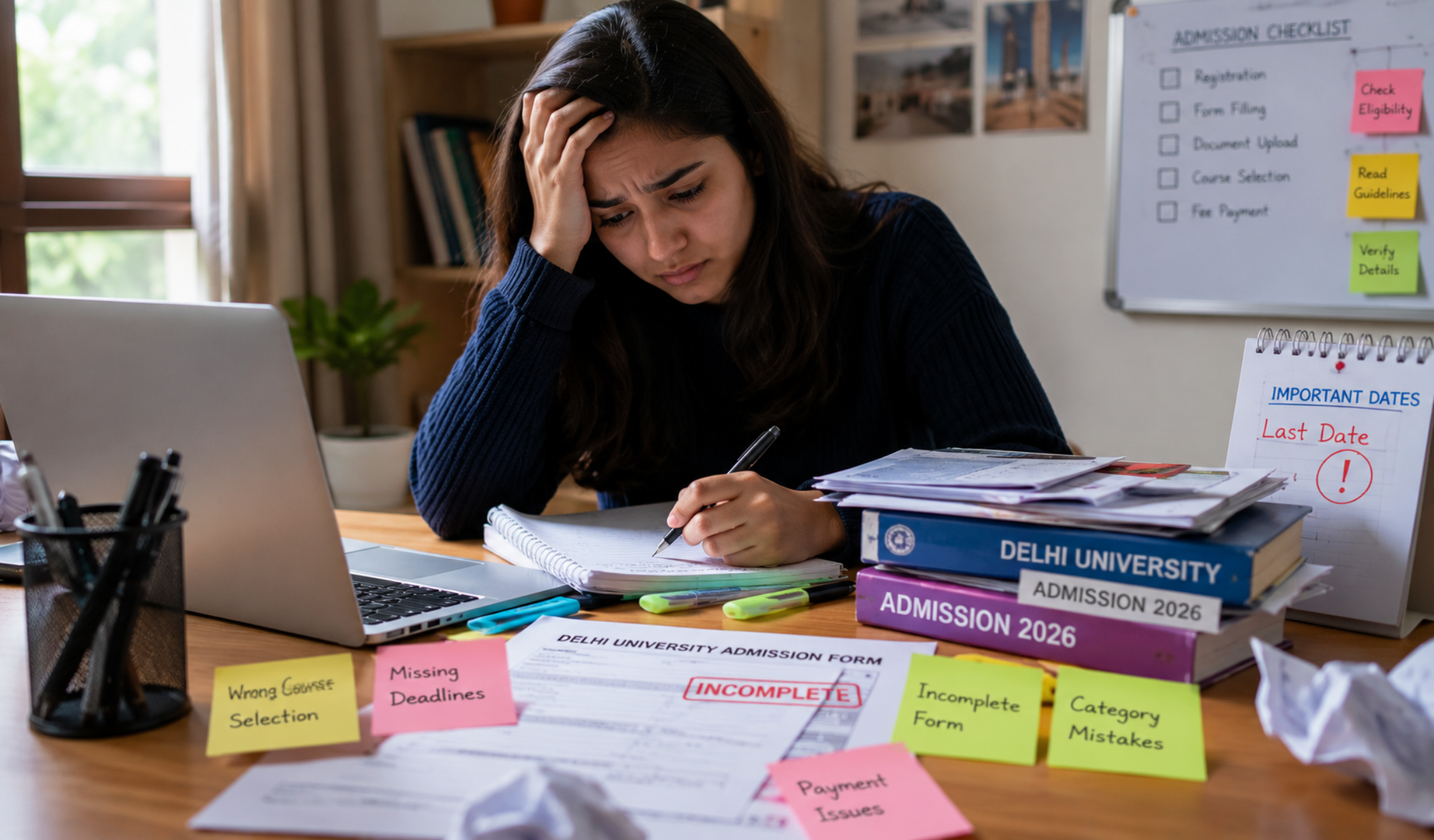 Common Mistakes Students Make During Delhi University Admission