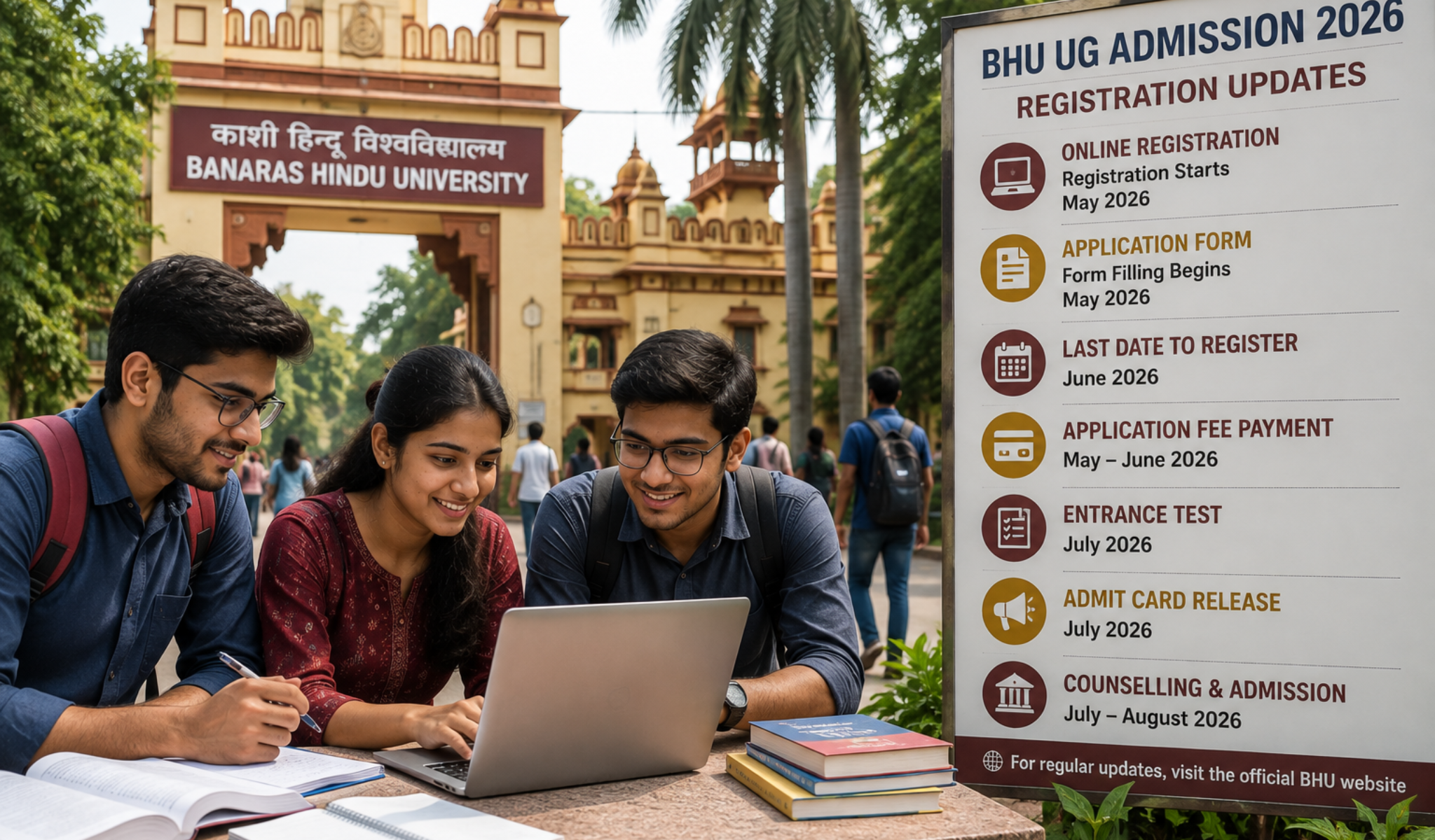 BHU UG Admission 2026: Registration Updates and Important Deadlines